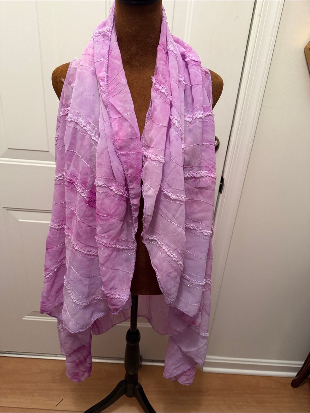 Light Pink Lavender Women's Shawl Scarf